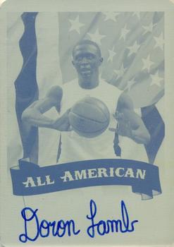 2012-13 Leaf Signature Series - All-American Printing Plates Yellow #AA-DL2 Doron Lamb Front