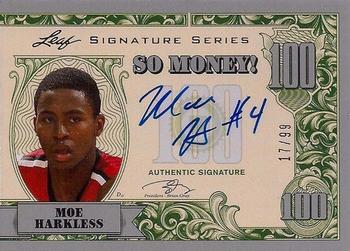 2012-13 Leaf Signature Series - So Money! Silver #SM-MH2 Moe Harkless Front