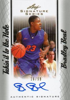 2012-13 Leaf Signature Series - Takin' it to the Hole Silver #TH-BB1 Bradley Beal Front