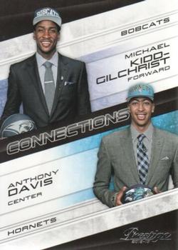 2012-13 Panini Prestige - Connections #1 Anthony Davis / Michael Kidd-Gilchrist Front
