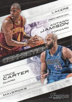 2012-13 Panini Prestige - Connections #5 Vince Carter / Antawn Jamison Front