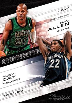2012-13 Panini Prestige - Connections #21 Rudy Gay / Ray Allen Front
