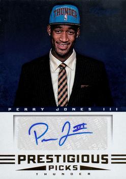 2012-13 Panini Prestige - Prestigious Picks Signatures #72 Perry Jones Front
