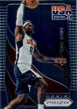 2012-13 Panini Prizm - USA Basketball #3 LeBron James Front