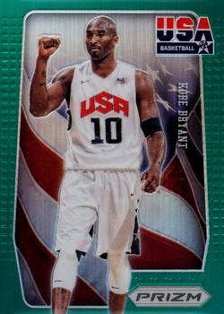 2012-13 Panini Prizm - USA Basketball Prizms Green #7 Kobe Bryant Front
