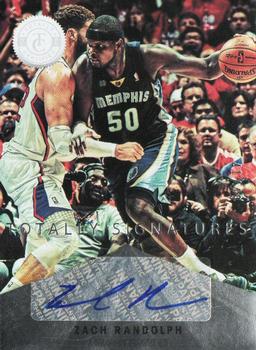 2012-13 Panini Totally Certified - Totally Silver Signatures #29 Zach Randolph Front