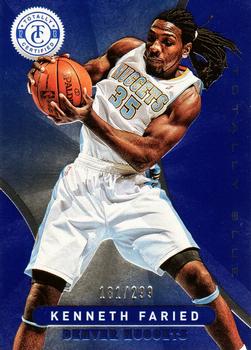 2012-13 Panini Totally Certified - Totally Blue #6 Kenneth Faried Front