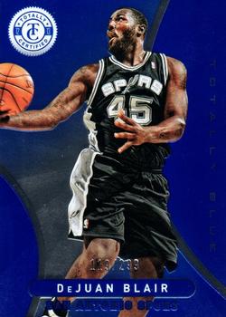 2012-13 Panini Totally Certified - Totally Blue #23 DeJuan Blair Front