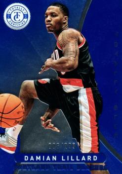 2012-13 Panini Totally Certified - Totally Blue #70 Damian Lillard Front