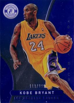 2012-13 Panini Totally Certified - Totally Blue #81 Kobe Bryant Front