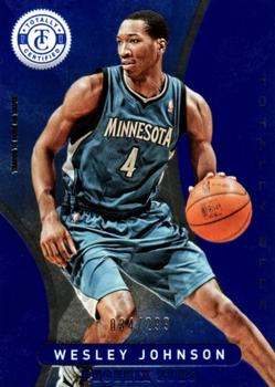 2012-13 Panini Totally Certified - Totally Blue #119 Wesley Johnson Front