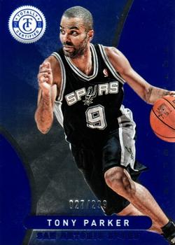 2012-13 Panini Totally Certified - Totally Blue #160 Tony Parker Front