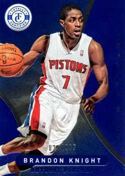 2012-13 Panini Totally Certified - Totally Blue #213 Brandon Knight Front