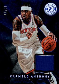 2012-13 Panini Totally Certified - Totally Blue Memorabilia #11 Carmelo Anthony Front
