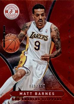 2012-13 Panini Totally Certified - Totally Red #14 Matt Barnes Front