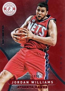 2012-13 Panini Totally Certified - Totally Red #39 Jordan Williams Front