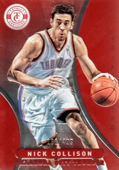 2012-13 Panini Totally Certified - Totally Red #45 Nick Collison Front