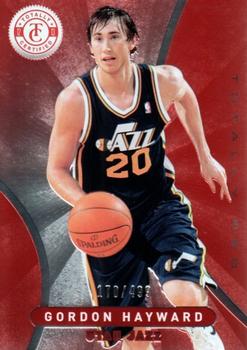 2012-13 Panini Totally Certified - Totally Red #95 Gordon Hayward Front