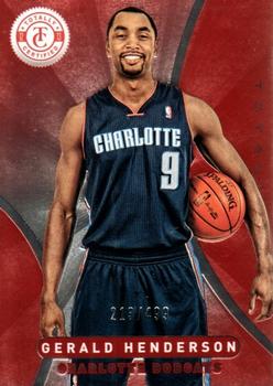 2012-13 Panini Totally Certified - Totally Red #97 Gerald Henderson Front