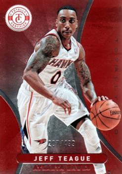2012-13 Panini Totally Certified - Totally Red #185 Jeff Teague Front