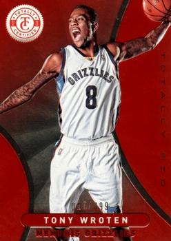 2012-13 Panini Totally Certified - Totally Red #276 Tony Wroten Front