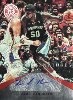 2012-13 Panini Totally Certified - Totally Red Signatures #29 Zach Randolph Front