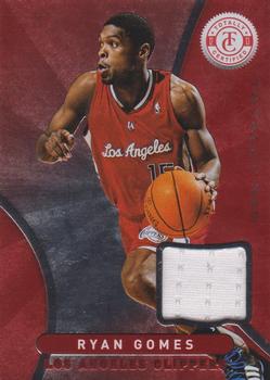 2012-13 Panini Totally Certified - Totally Red Memorabilia #79 Ryan Gomes Front