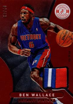 2012-13 Panini Totally Certified - Totally Red Memorabilia Prime #118 Ben Wallace Front