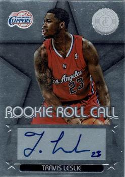 2012-13 Panini Totally Certified - Rookie Roll Call Autographs #58 Travis Leslie Front