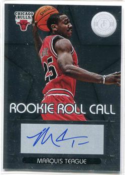 2012-13 Panini Totally Certified - Rookie Roll Call Autographs #60 Marquis Teague Front