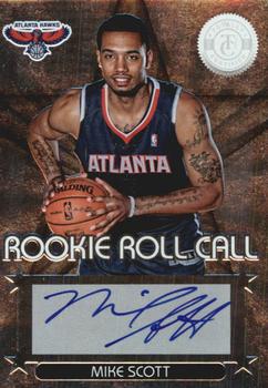2012-13 Panini Totally Certified - Rookie Roll Call Autographs #88 Mike Scott Front