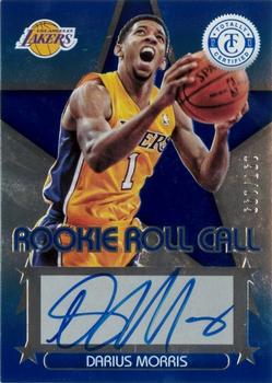 2012-13 Panini Totally Certified - Rookie Roll Call Autographs Blue #77 Darius Morris Front