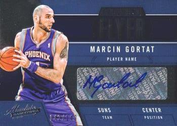 2012-13 Panini Absolute - Frequent Flyer Autographs #11 Marcin Gortat Front
