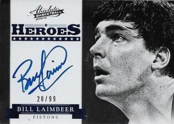 2012-13 Panini Absolute - Heroes Autographs #34 Bill Laimbeer Front