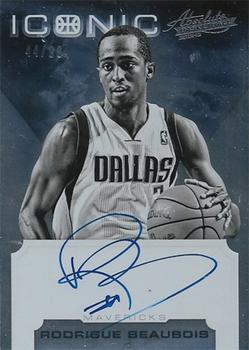 2012-13 Panini Absolute - Iconic Autographs #22 Rodrigue Beaubois Front