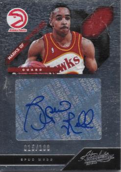 2012-13 Panini Absolute - Marks of Fame Autographs #1 Spud Webb Front
