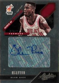 2012-13 Panini Absolute - Marks of Fame Autographs #4 Glen Rice Front