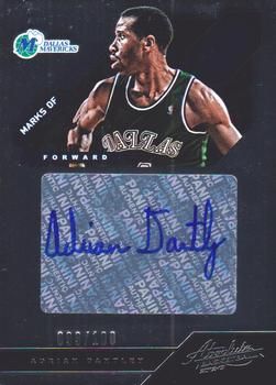2012-13 Panini Absolute - Marks of Fame Autographs #6 Adrian Dantley Front