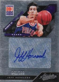 2012-13 Panini Absolute - Marks of Fame Autographs #12 Jeff Hornacek Front