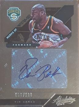 2012-13 Panini Absolute - Marks of Fame Autographs #19 Vin Baker Front