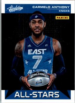 2012-13 Panini Absolute - Panini All-Stars #1 Carmelo Anthony Front