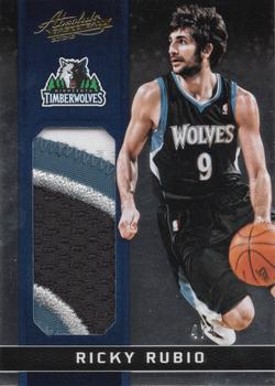 2012-13 Panini Absolute - Patches #2 Ricky Rubio Front