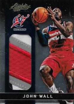 2012-13 Panini Absolute - Patches #21 John Wall Front