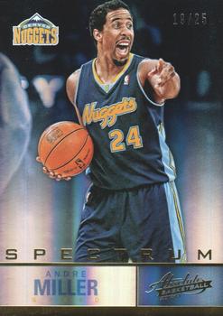 2012-13 Panini Absolute - Spectrum Gold #33 Andre Miller Front