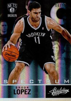 2012-13 Panini Absolute - Spectrum Platinum #49 Brook Lopez Front