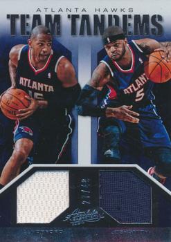 2012-13 Panini Absolute - Team Tandem Materials #5 Josh Smith / Al Horford Front