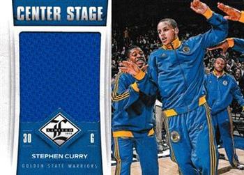 2012-13 Panini Limited - Center Stage Materials #42 Stephen Curry Front
