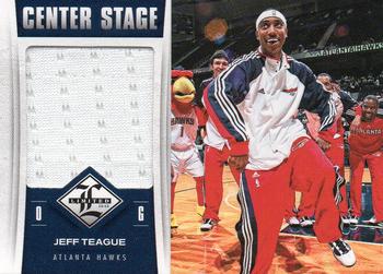 2012-13 Panini Limited - Center Stage Materials #50 Jeff Teague Front