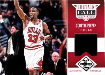 2012-13 Panini Limited - Curtain Call Materials #2 Scottie Pippen Front