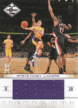 2012-13 Panini Limited - Lights Out Materials #21 Steve Nash Front